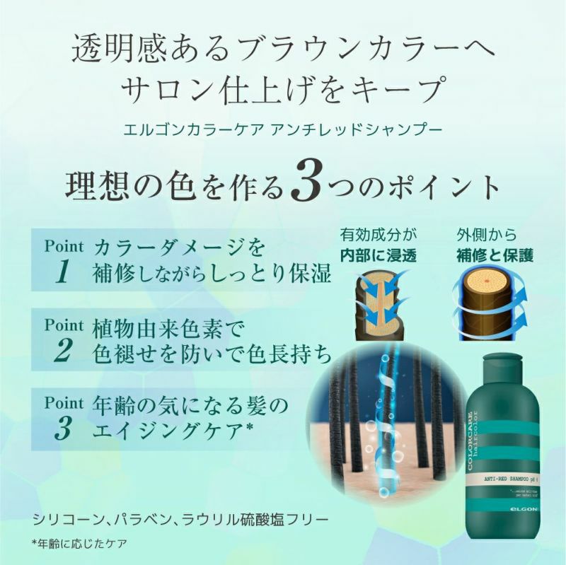 エルゴン公式ショップ | エルゴン カラーケア | シルバーシャンプー